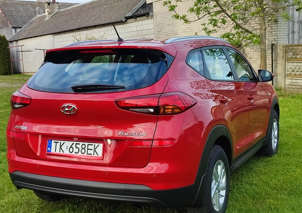 Hyundai Tucson cena 78700 przebieg: 99200, rok produkcji 2019 z Kielce małe 326